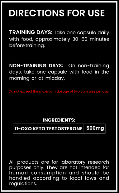 11-OXO 500mg Capsules – Prohormone Research Compound